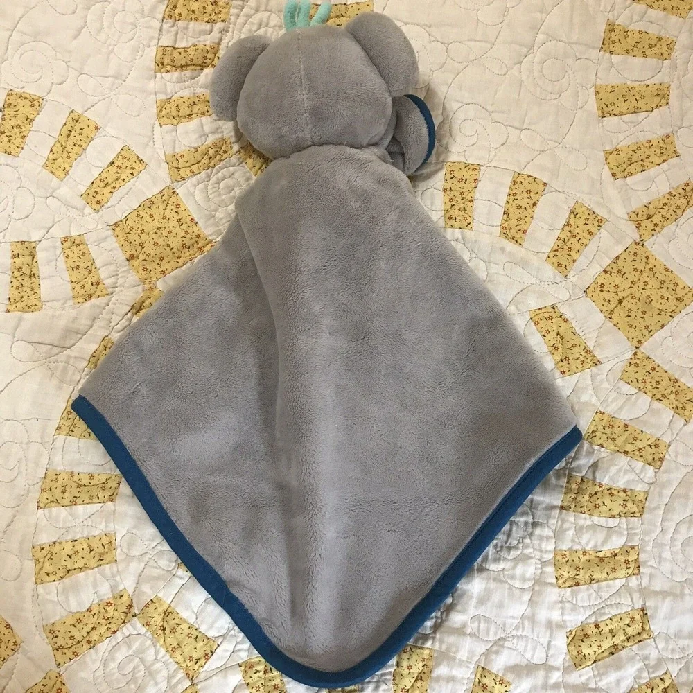 Baby Lovey B Toys Cuddly Gray Koala Bear Koko Dot Security Blanket 15